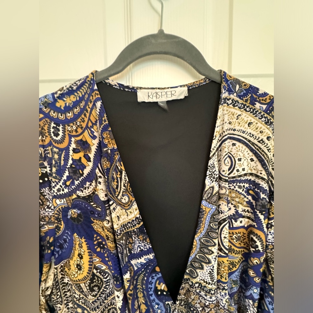 Women's faux wrap dress